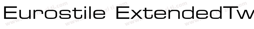 Eurostile ExtendedTw字体转换